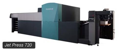 富士胶片Jet Press720彩色单张纸喷墨印刷机